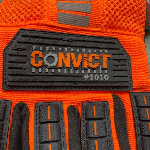 Watson Gloves Convict #1010 Men's XL Orange Black High Performance Work Gloves - Picture 3 of 13